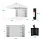Best Choice Products 10x10ft Easy Setup Pop Up Canopy, Portable Tent w/ Side Wall, 1-Button Push, Case